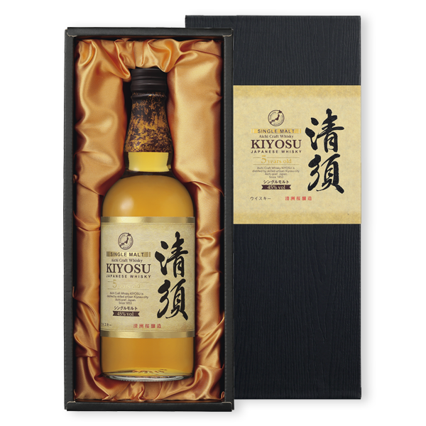 KIYOSU 愛知 クラフトウイスキー 樫樽 ５年貯蔵 清洲 ウィスキー 希少 - 飲料/酒