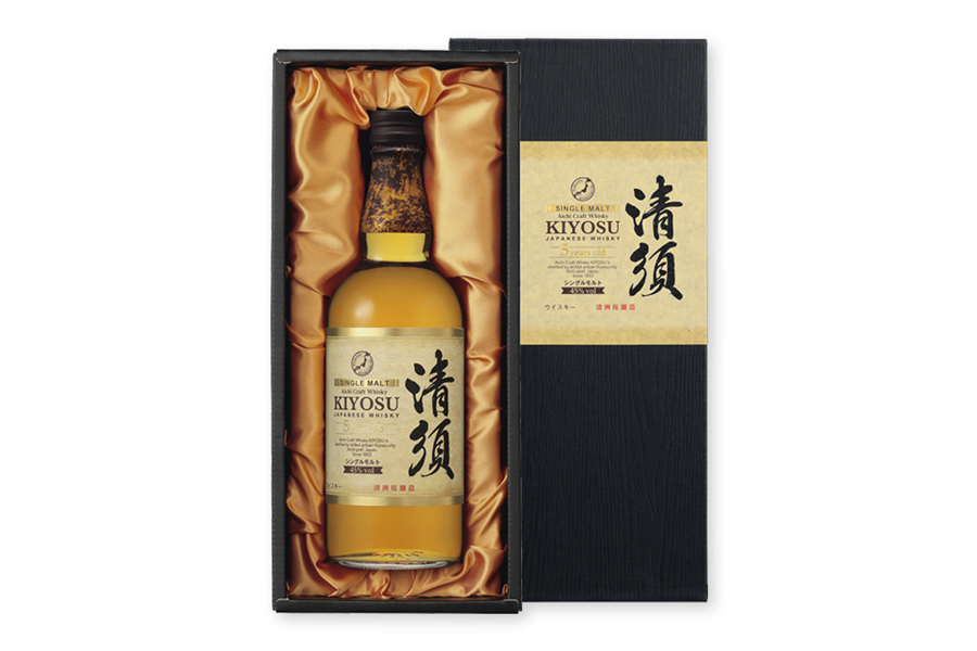 KIYOSU 愛知 クラフトウイスキー 樫樽 ５年貯蔵 清洲 ウィスキー 希少 - 飲料/酒