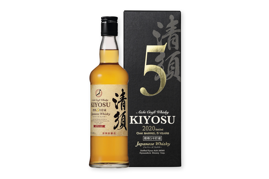 【新発売】2020年度蒸留の愛知クラフトウイスキー キヨス45度 500ml